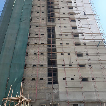 Construction progress at FM Towers in 2023